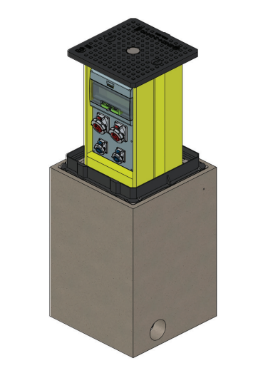 Retractable power tower VM01